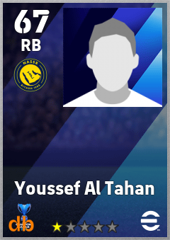 Youssef Al Tahan — RB, OVR 67, MAX 67