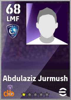 Abdulaziz Jurmush — LMF, OVR 68, MAX 68