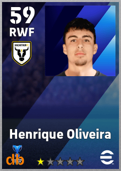 Henrique Oliveira — RWF, OVR 59, MAX 59