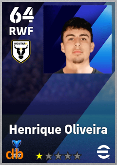 Henrique Oliveira — RWF, OVR 64, MAX 64