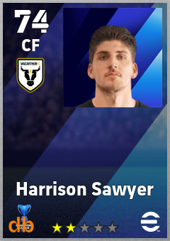 Harrison Sawyer — CF, OVR 74, MAX 74
