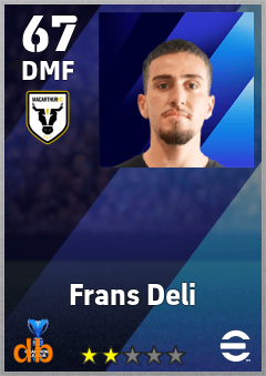 Frans Deli eFootball player card