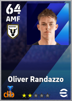 Oliver Randazzo — AMF, OVR 64, MAX 64
