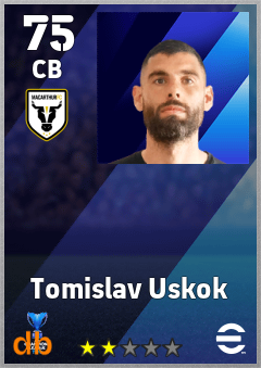 Tomislav Uskok — CB, OVR 75, MAX 75