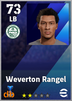 Weverton Rangel — LB, OVR 73, MAX 73