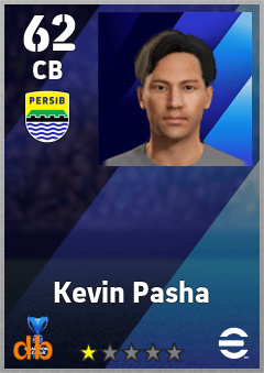 Kevin Pasha — CB, OVR 62, MAX 62