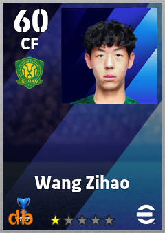 Wang Zihao — CF, OVR 60, MAX 60