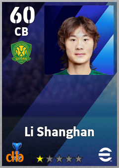 Li Shanghan — CB, OVR 60, MAX 60