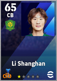 Li Shanghan — CB, OVR 65, MAX 65