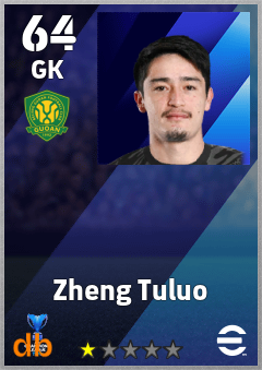 Zheng Tuluo — GK, OVR 64, MAX 64