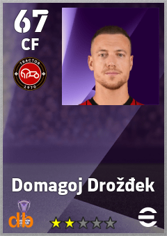 Domagoj Drožđek — CF, OVR 67, MAX 67