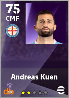 Andreas Kuen — CMF, OVR 75, MAX 75