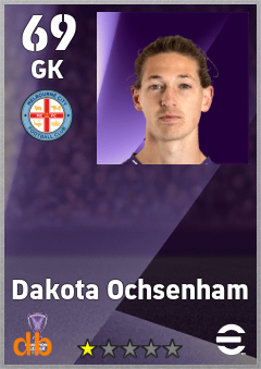 Dakota Ochsenham — GK, OVR 69, MAX 69