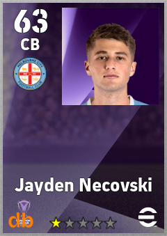 Jayden Necovski eFootball player card