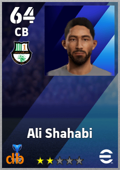 Ali Shahabi eFootball player card
