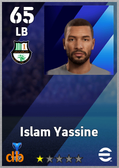 Islam Yassine — LB, OVR 65, MAX 65