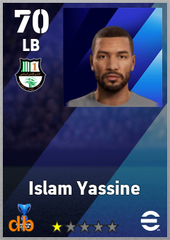 Islam Yassine — LB, OVR 70, MAX 70