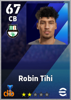 Robin Tihi — CB, OVR 67, MAX 67