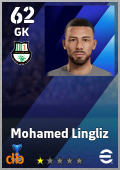 Mohamed Lingliz — GK, OVR 62, MAX 62