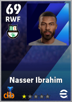Nasser Ibrahim — RWF, OVR 69, MAX 69