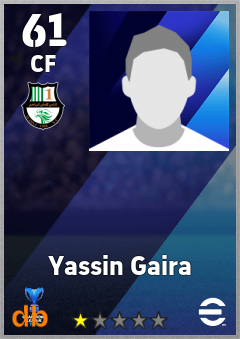 Yassin Gaira — CF, OVR 61, MAX 61