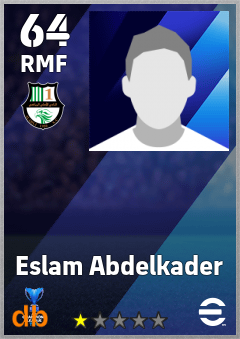 Eslam Abdelkader — RMF, OVR 64, MAX 64