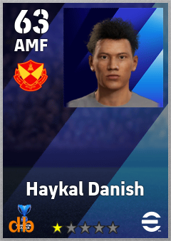 Haykal Danish — AMF, OVR 63, MAX 63