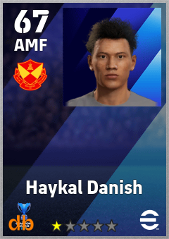 Haykal Danish — AMF, OVR 67, MAX 67