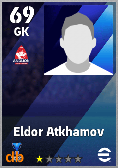 Eldor Atkhamov — GK, OVR 69, MAX 69