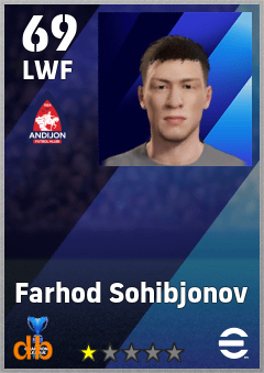 Farhod Sohibjonov — LWF, OVR 69, MAX 69