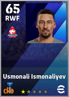 Usmonali Ismonaliyev eFootball player card