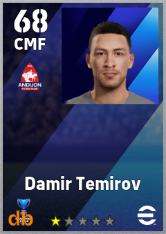 Damir Temirov — CMF, OVR 68, MAX 68