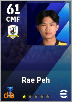 Rae Peh eFootball player card