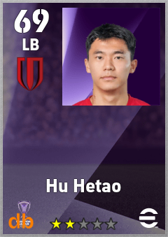Hu Hetao — LB, OVR 69, MAX 69