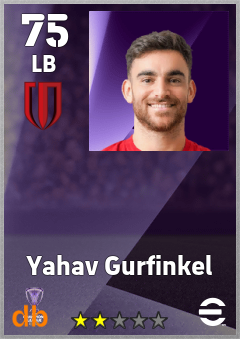 Yahav Gurfinkel — LB, OVR 75, MAX 75