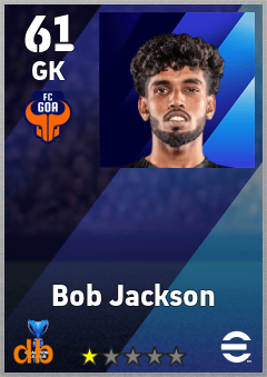 Bob Jackson — GK, OVR 61, MAX 61