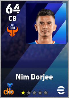 Nim Dorjee eFootball player card