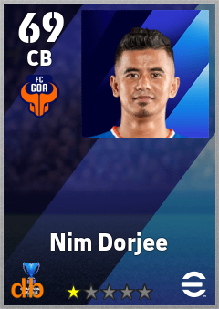 Nim Dorjee — CB, OVR 69, MAX 69