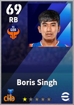 Boris Singh — RB, OVR 69, MAX 69