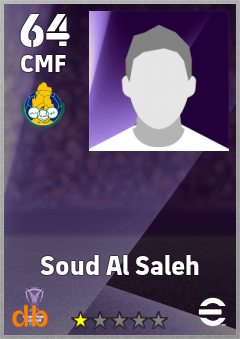 Soud Al Saleh — CMF, OVR 64, MAX 64