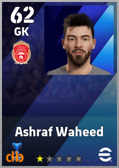 Ashraf Waheed eFootball player card