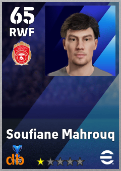 Soufiane Mahrouq eFootball player card