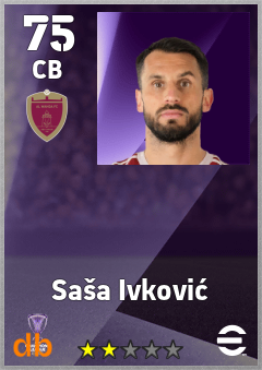 Saša Ivković — CB, OVR 75, MAX 75