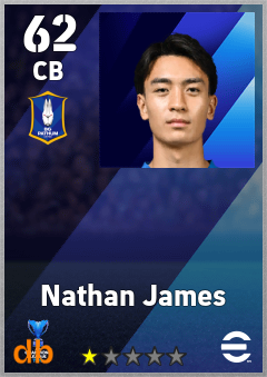 Nathan James eFootball player card
