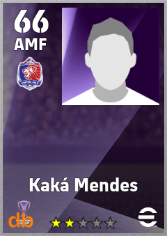 Kaká Mendes — AMF, OVR 66, MAX 66