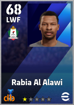 Rabia Al Alawi — LWF, OVR 68, MAX 68