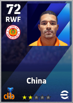China — RWF, OVR 72, MAX 72