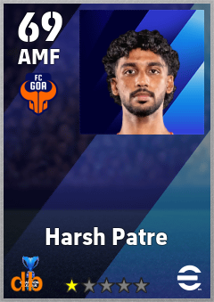 Harsh Patre — AMF, OVR 69, MAX 69