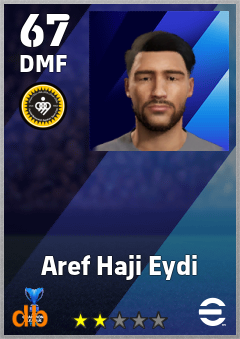 Aref Haji Eydi — DMF, OVR 67, MAX 67