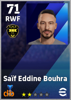 Saïf Eddine Bouhra — RWF, OVR 71, MAX 71